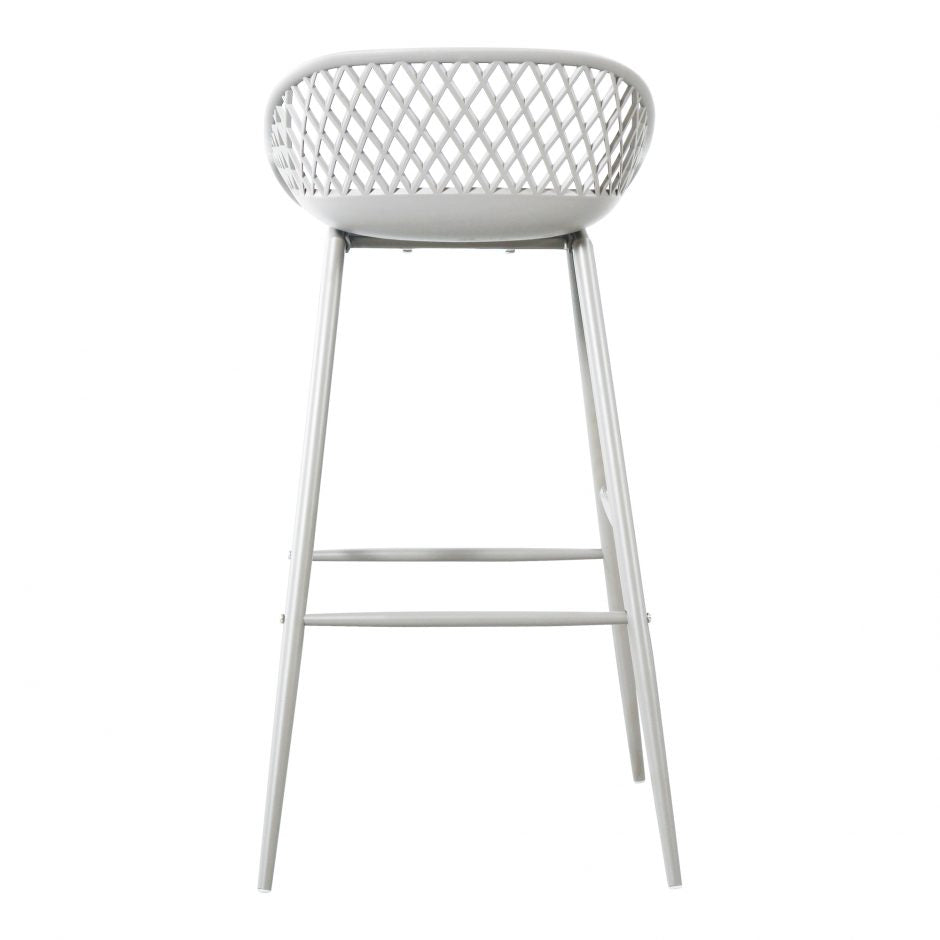 Piazza Outdoor Barstool White-M2