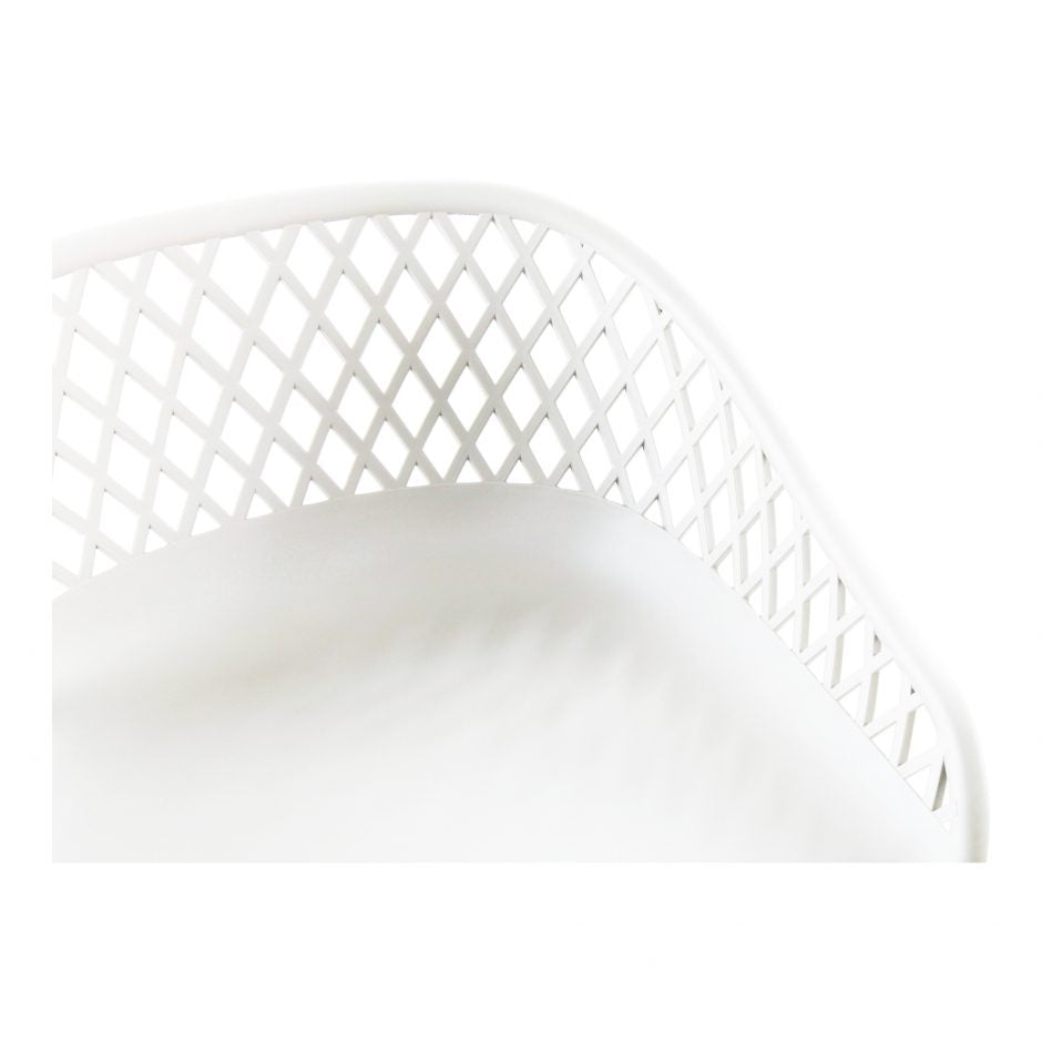 Piazza Outdoor Barstool White-M2