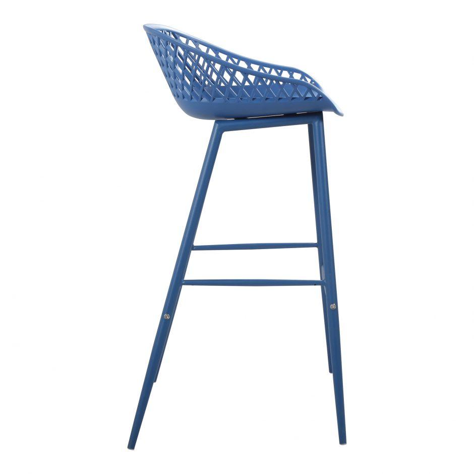 Piazza Outdoor Barstool Blue-M2