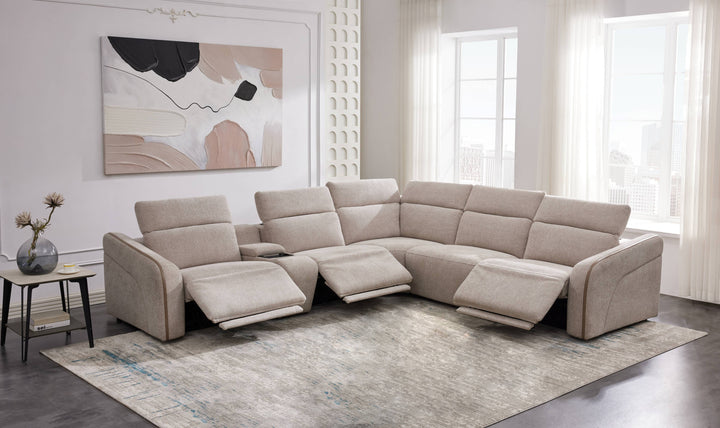 Luxora Grey Motion Power Corner (122cm)