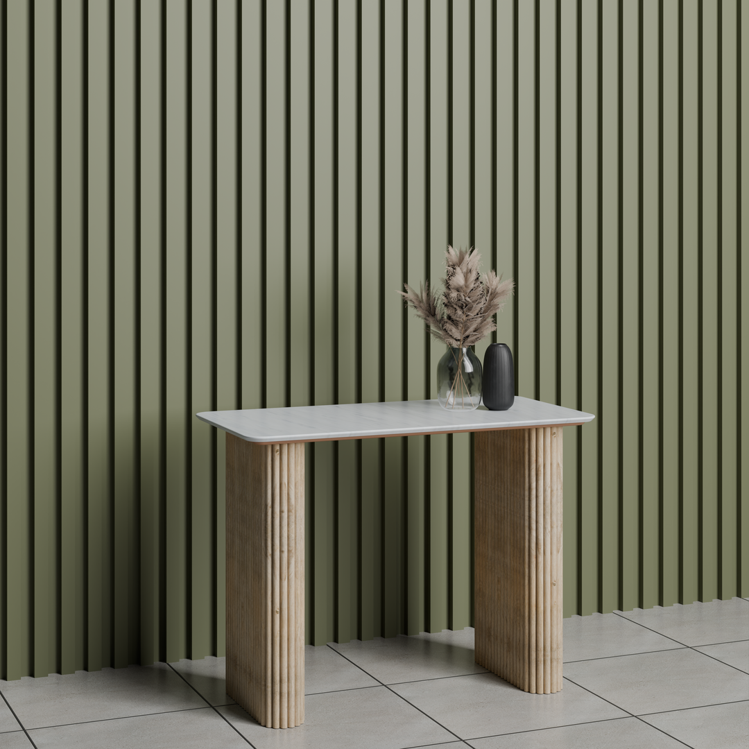 Ribbed Console table