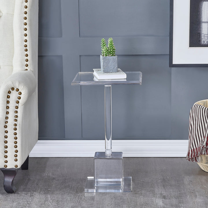 Gayna Acrylic End Table