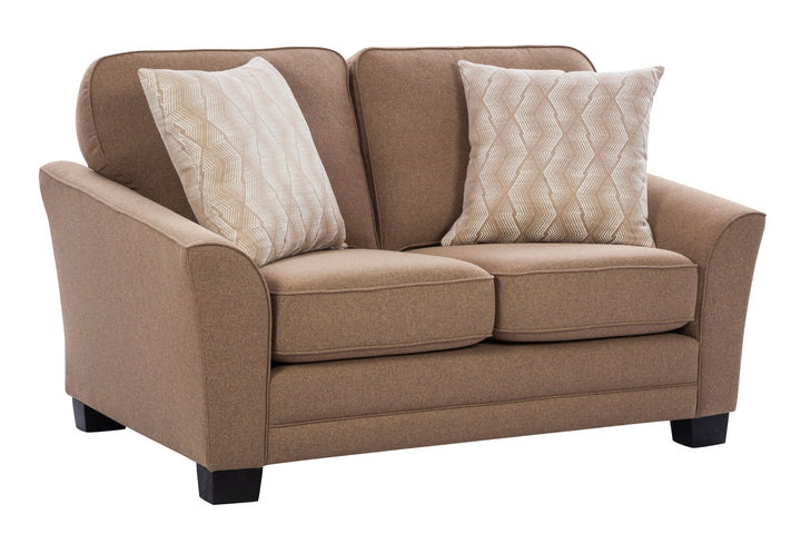 Chicago Brown Loveseat