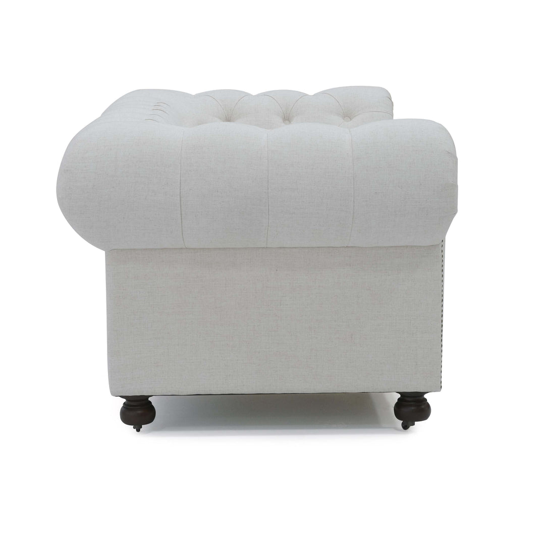 Olivia Tufted Beige Loveseat (192Cm)