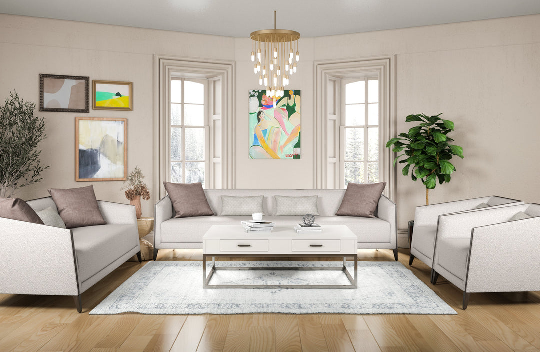 Prestige Cream 4 Seater Sofa