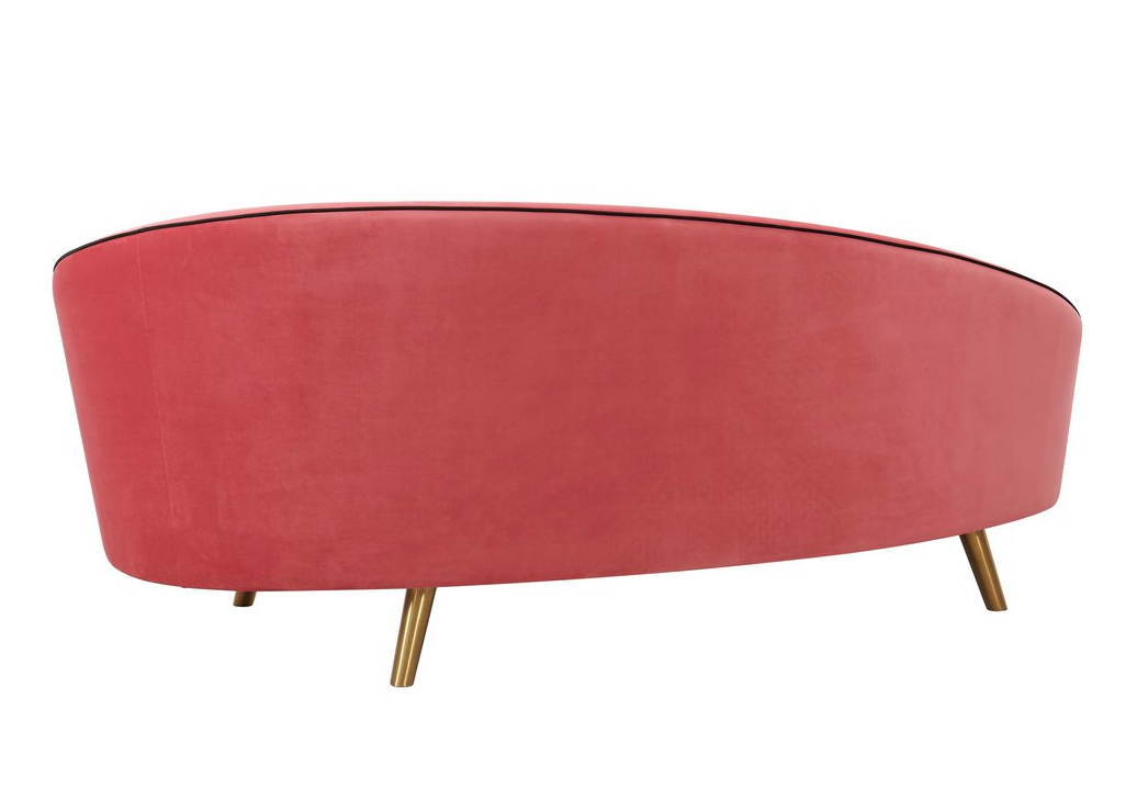 Cleopatra Hot Pink Velvet Sofa