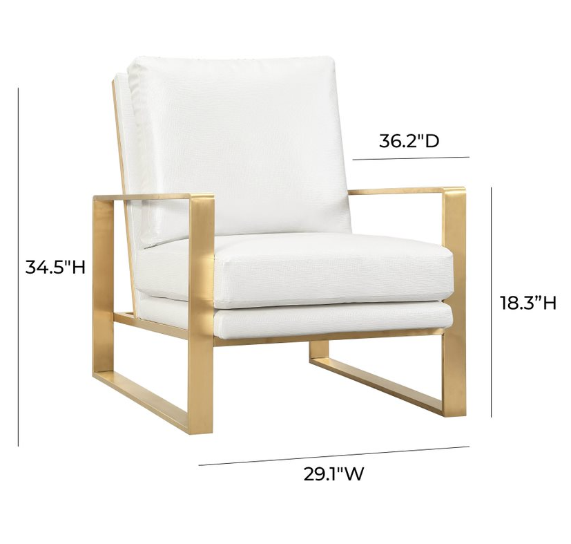 Mott Textured Chair in Pearl