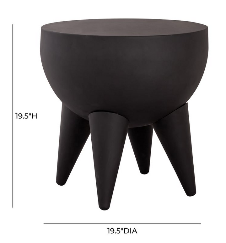 Spike Black Side Table