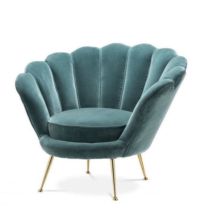 Chair Trapezium cameron deep turquoise
