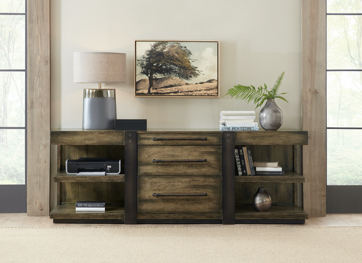 Crafted Leg Desk Credenza