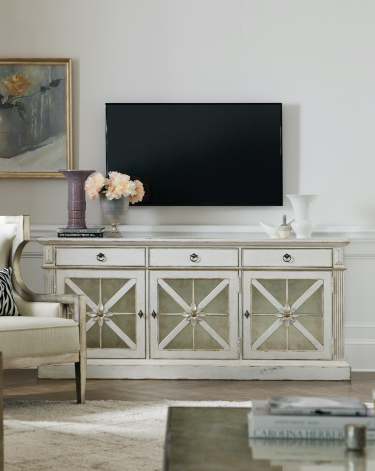 Sanctuary Premier Console Entertainment Blanc