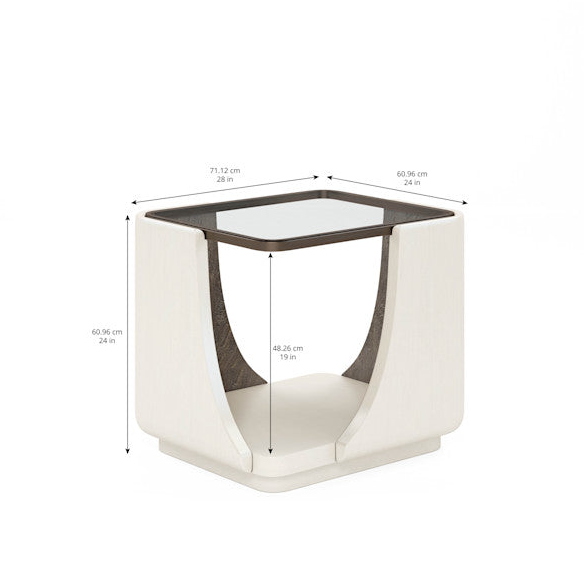 289 - Blanc - End Table