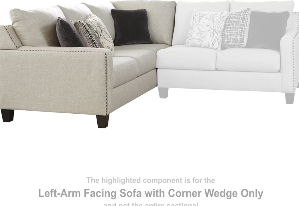 LAF SOFA With CORNER WEDGE