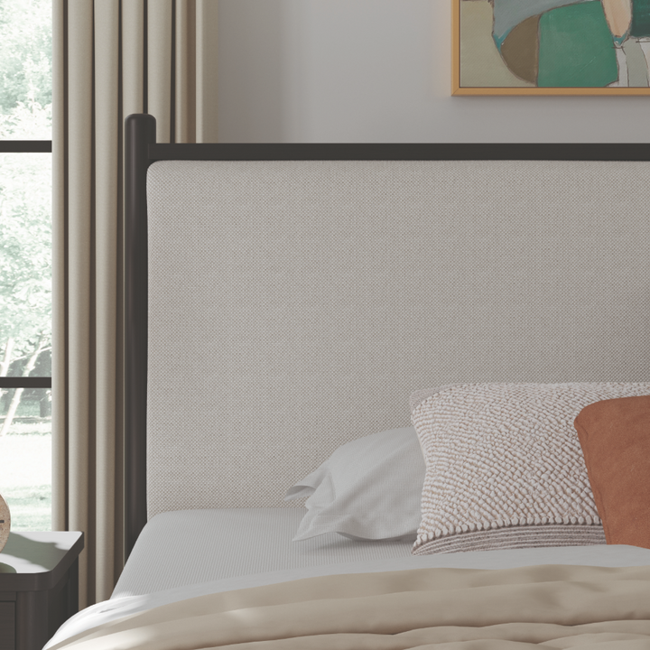 Portdown King Upholstered Panel Storage Bed