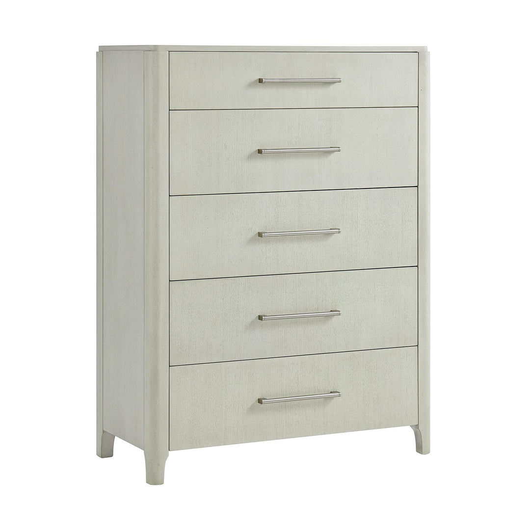 South Beach Light Grey 5-Drawer Chest