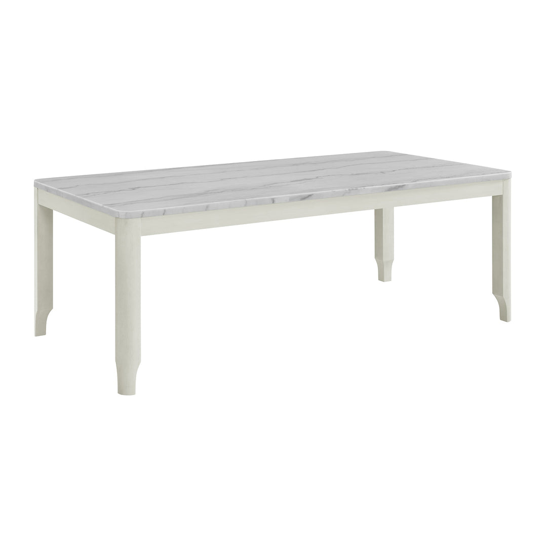 South Beach Light Grey Marbel Top Dining Table 8 Seaters Set