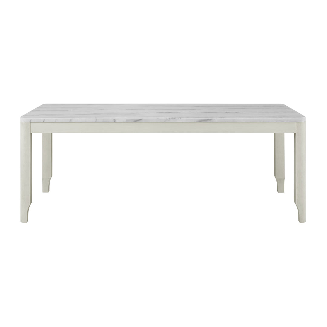 South Beach Light Grey Marbel Top Dining Table 8 Seaters Set