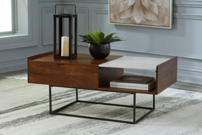 Rusitori Lift-Top Coffee Table (124.1552cm x 60.96cm)