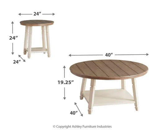 Bolanbrook Coffe Table set with TV Stand