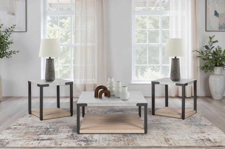Loreo Sofa Set with 2 Free OCCASIONAL TABLE SET (3/CN)