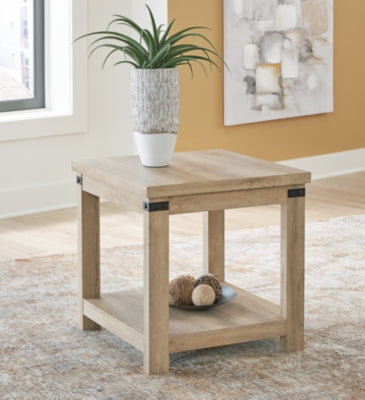 Calaboro End Table (60.6552cm x 60.6552cm)