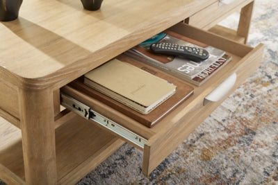 Rencott Coffee Table (142.24cm x 66.3702cm)