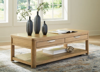 Rencott Coffee Table (142.24cm x 66.3702cm)