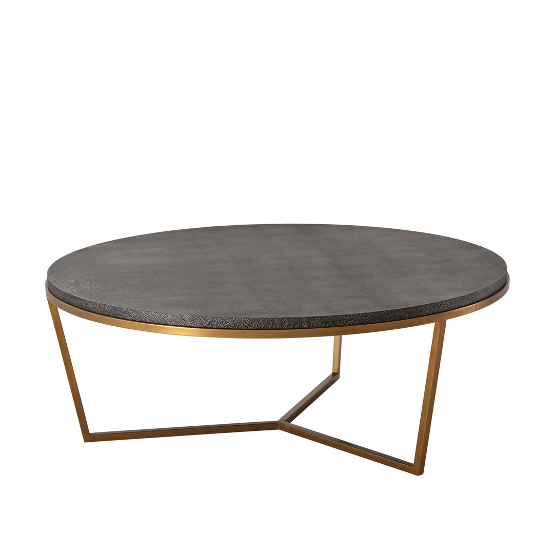 TA Studio - Fisher Round Cocktail Table (Shagreen)