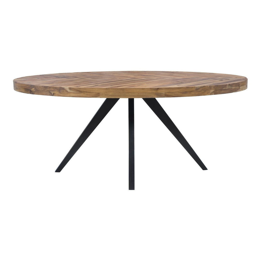Parq Oval Dining Table Amber