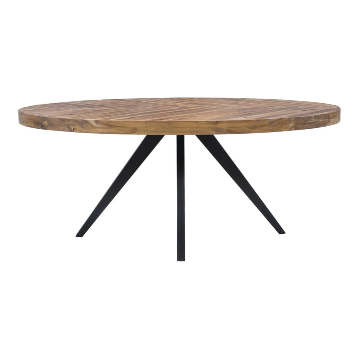 Parq Oval Dining Table Amber