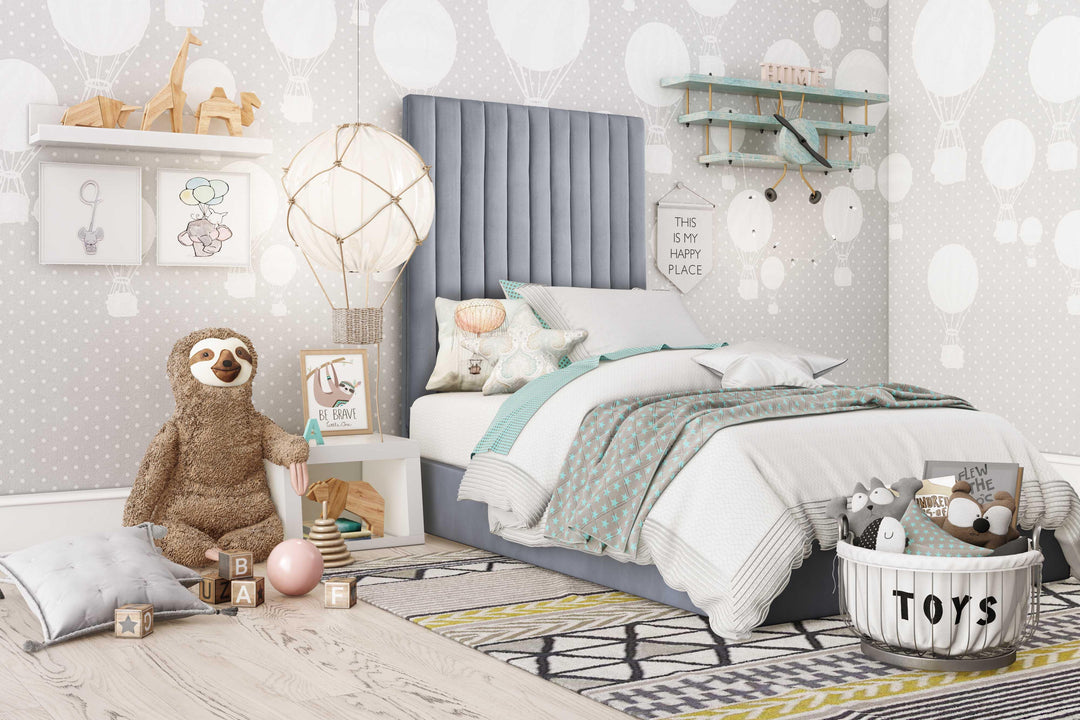 Arabelle Grey Bed Twin