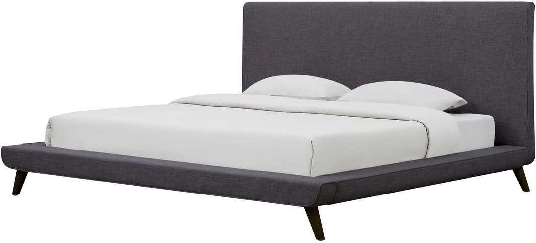 Nixon Grey Linen Bed in King