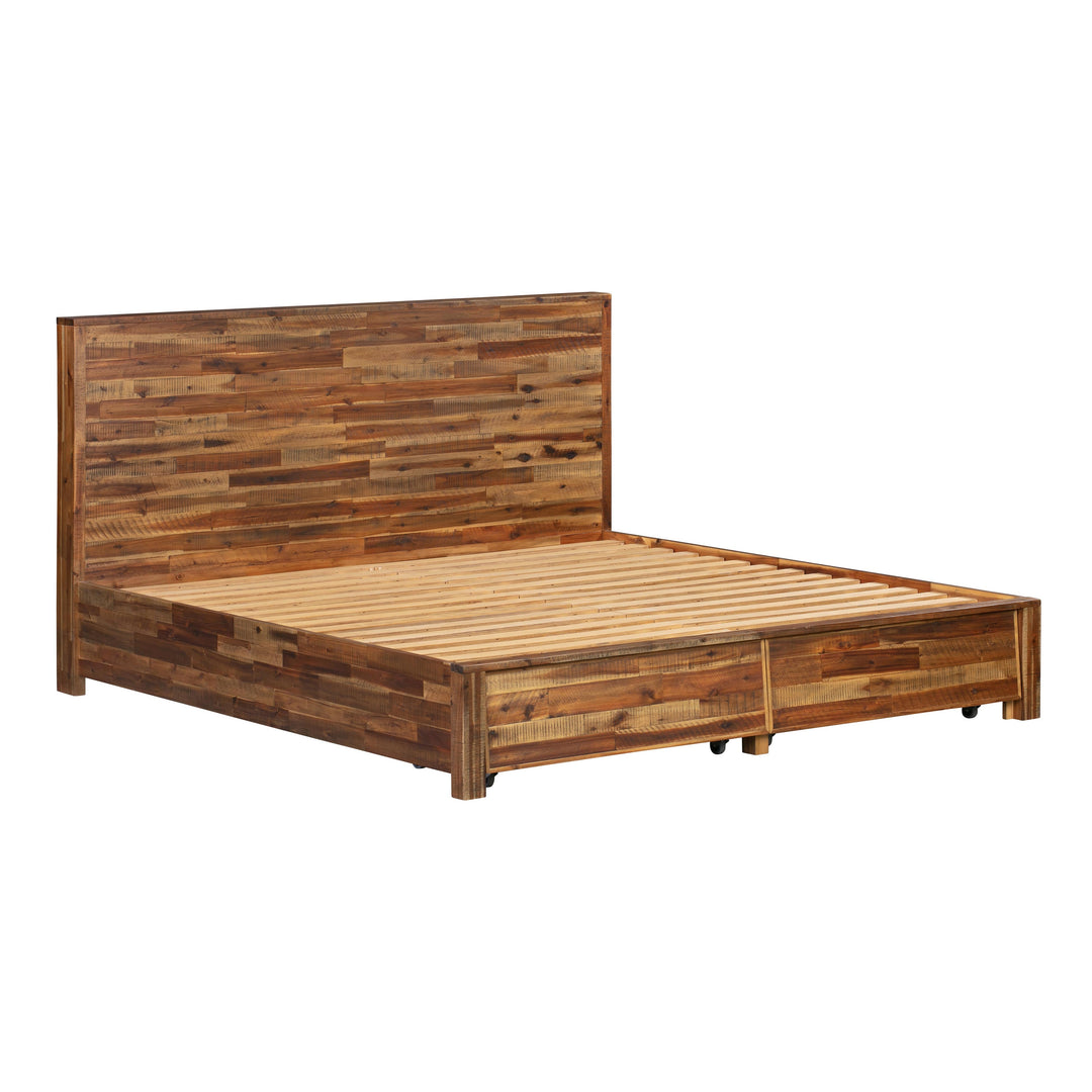 Bushwick Wooden Storage Bed in King