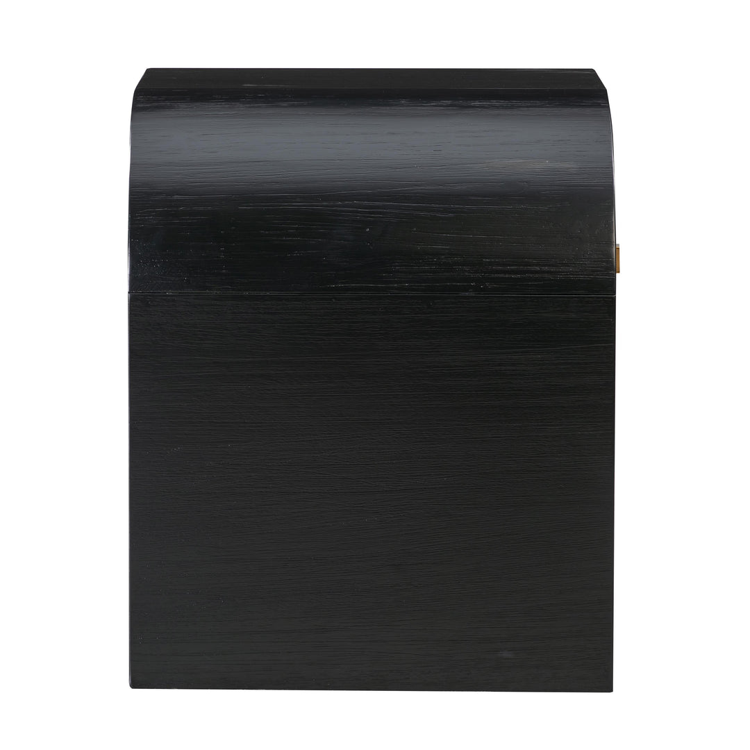 Hump Black Nightstand