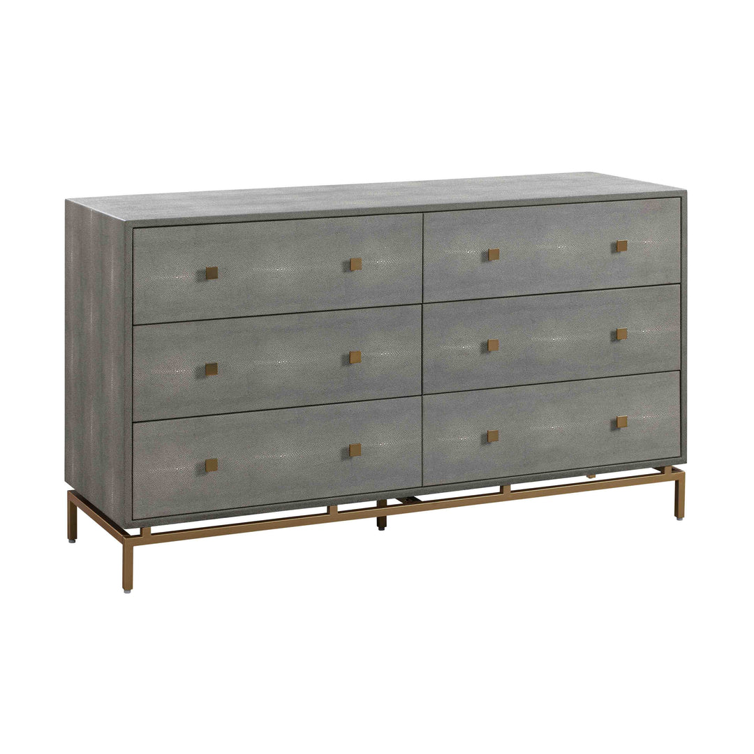 Pesce Shagreen 6 Drawer Dresser