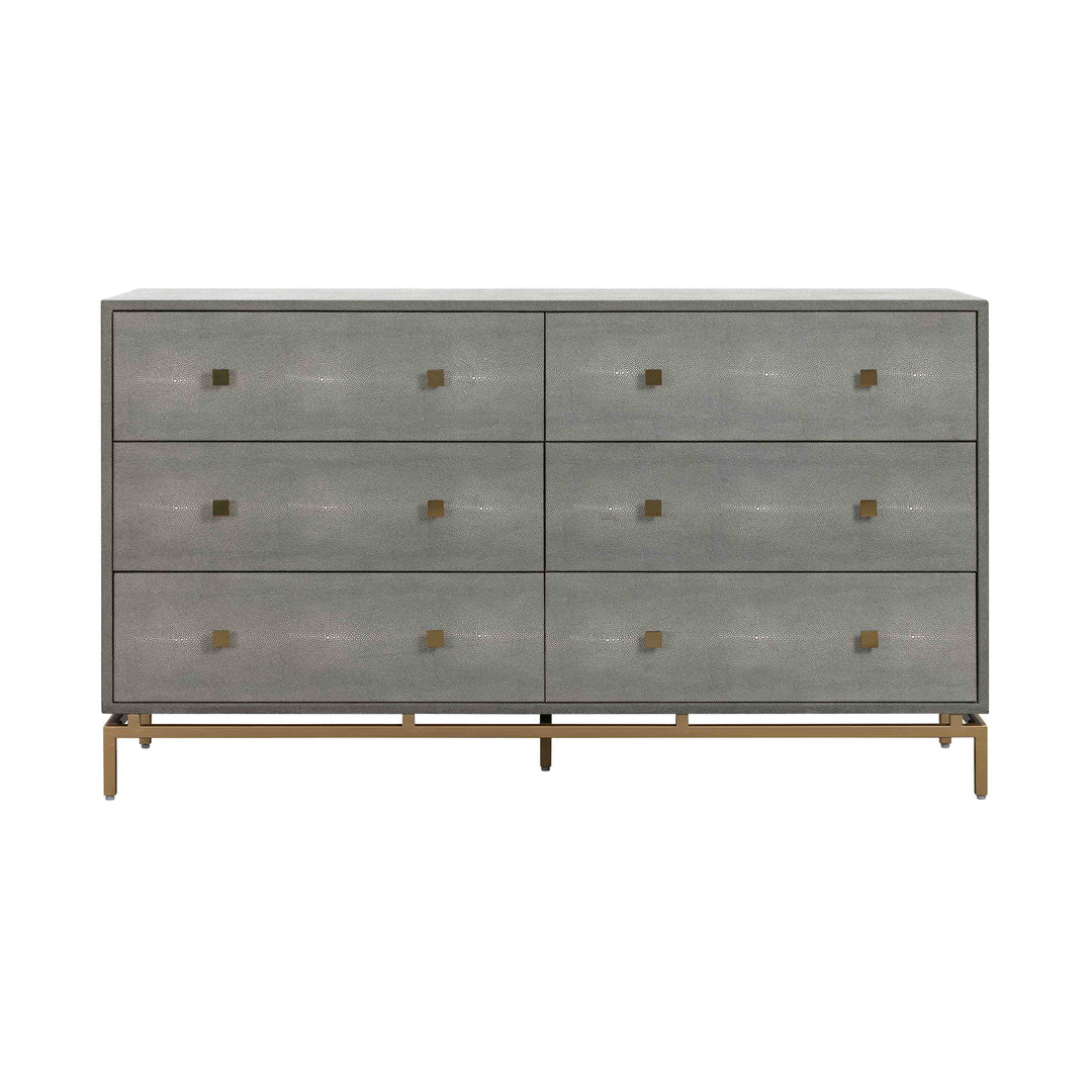 Pesce Shagreen 6 Drawer Dresser