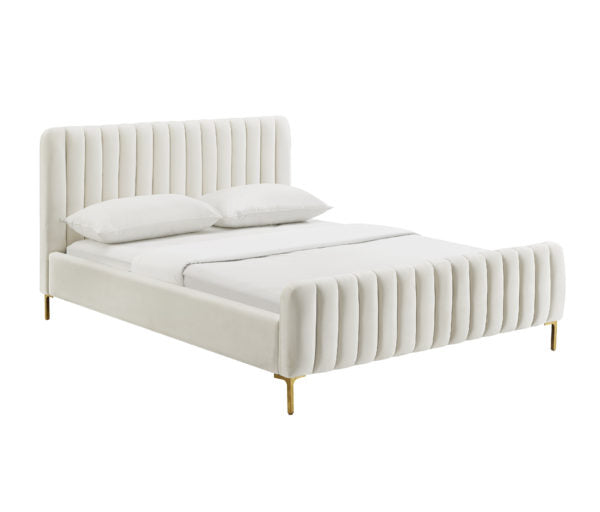 Angela Cream Bed in Queen