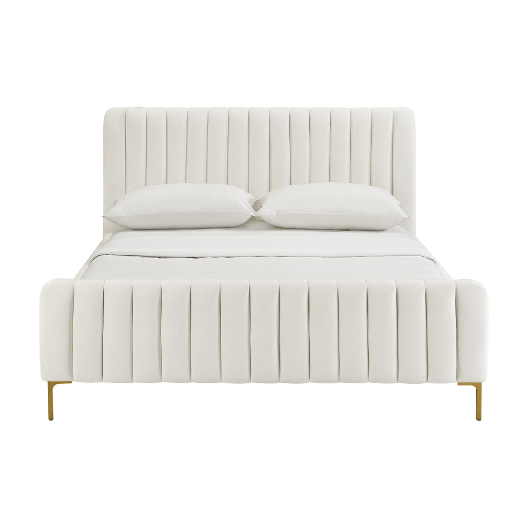 Angela Cream Bed in Queen