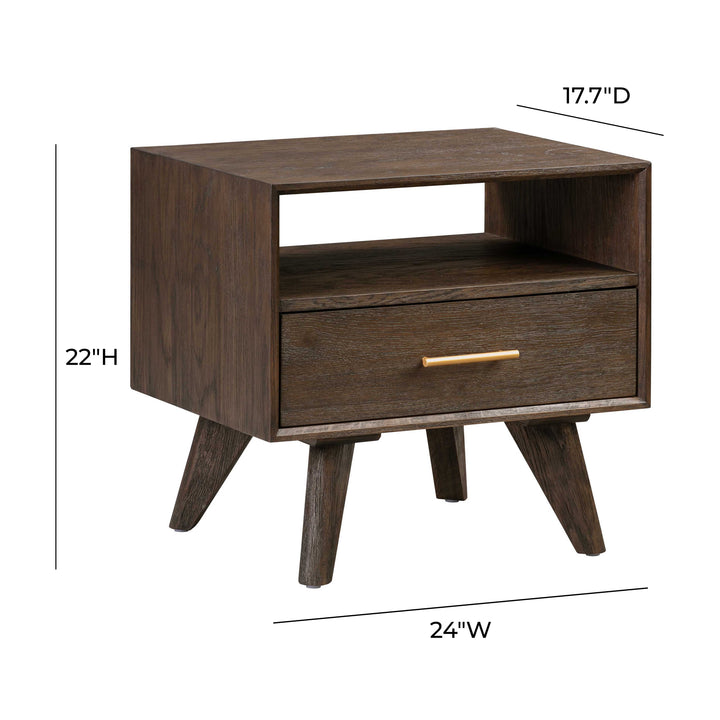 Loft Wooden Nightstand