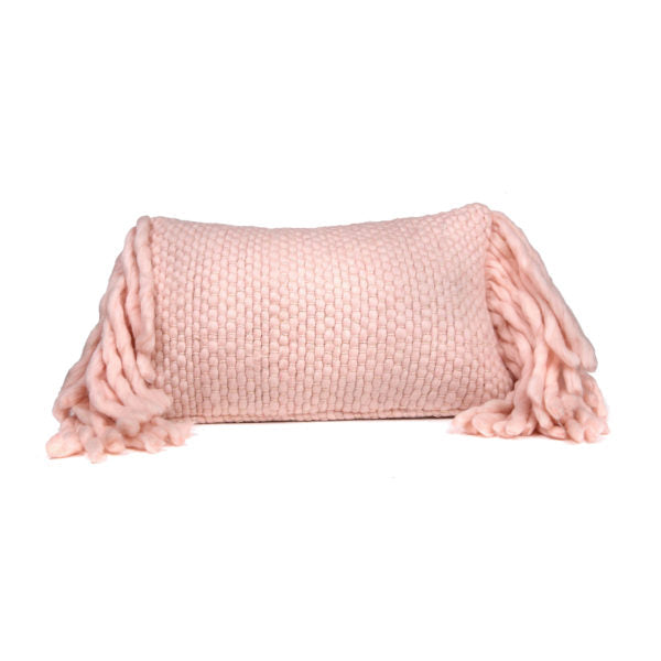 Afrino Wool Blush Pillow