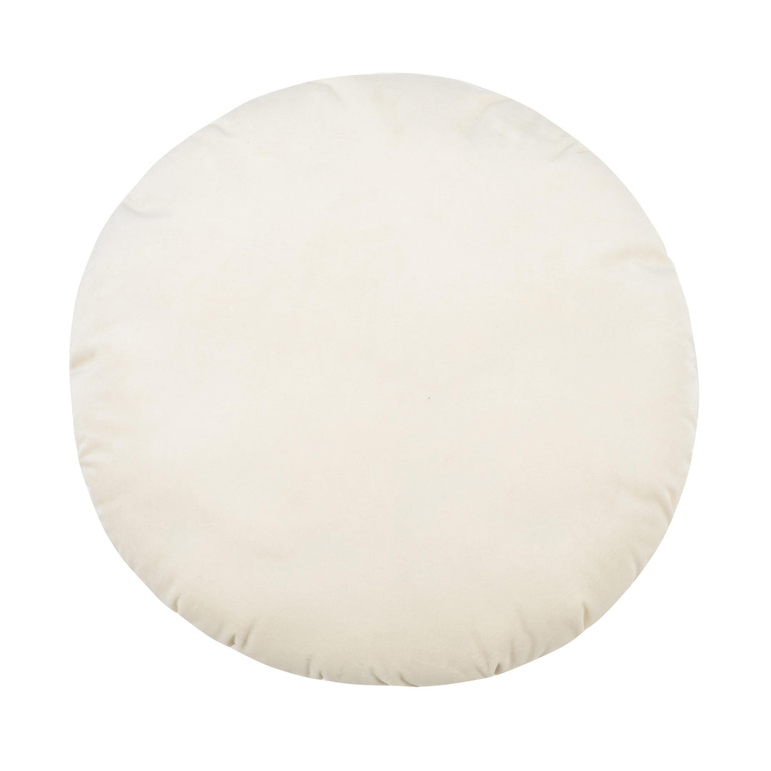 Potter 20" Cream Velvet Pillow