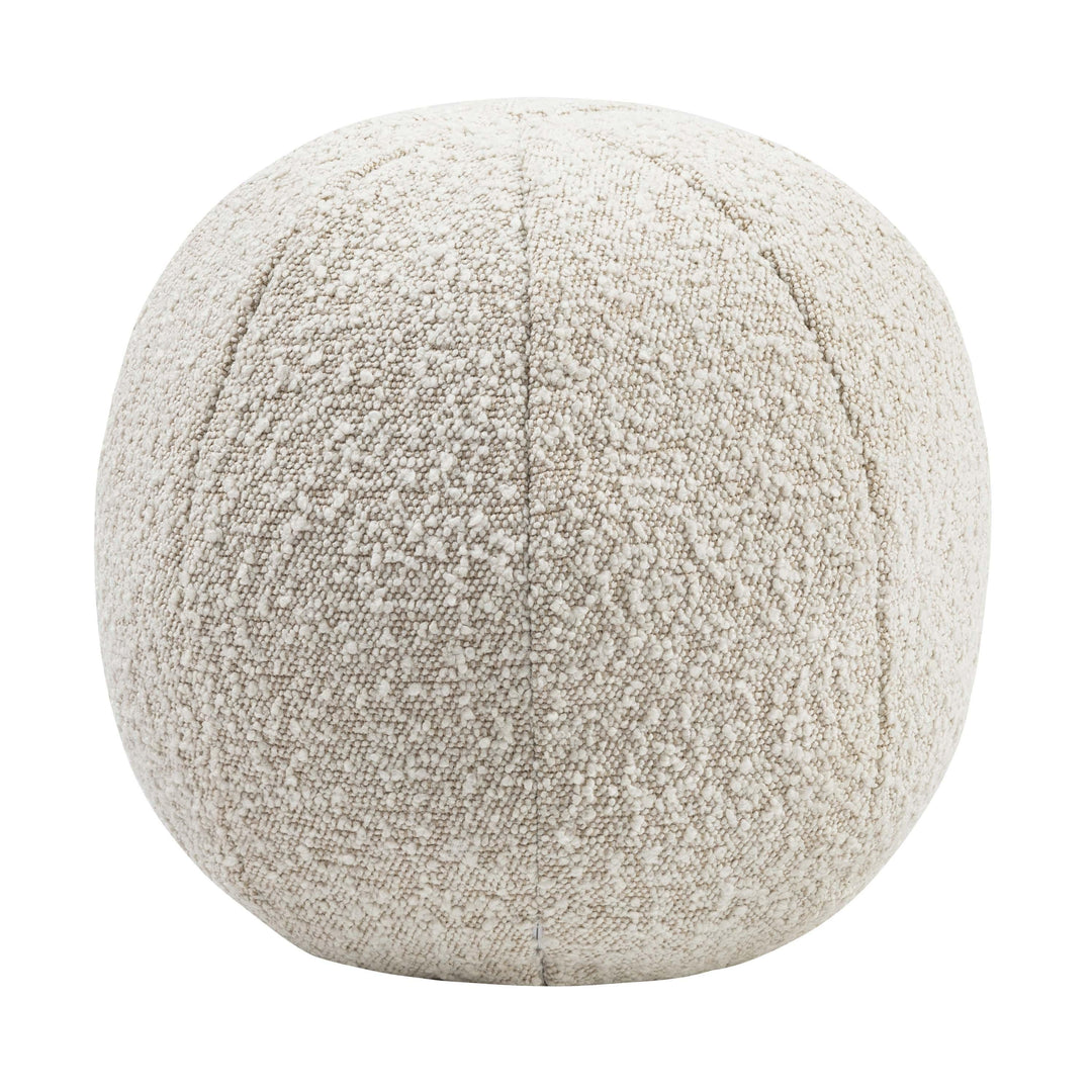 Boba 14" Beige BouclÃ© Pillow