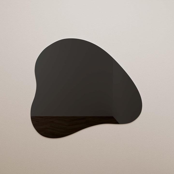 Phoebe LED Teardrop Black Tinted Wall Mirror