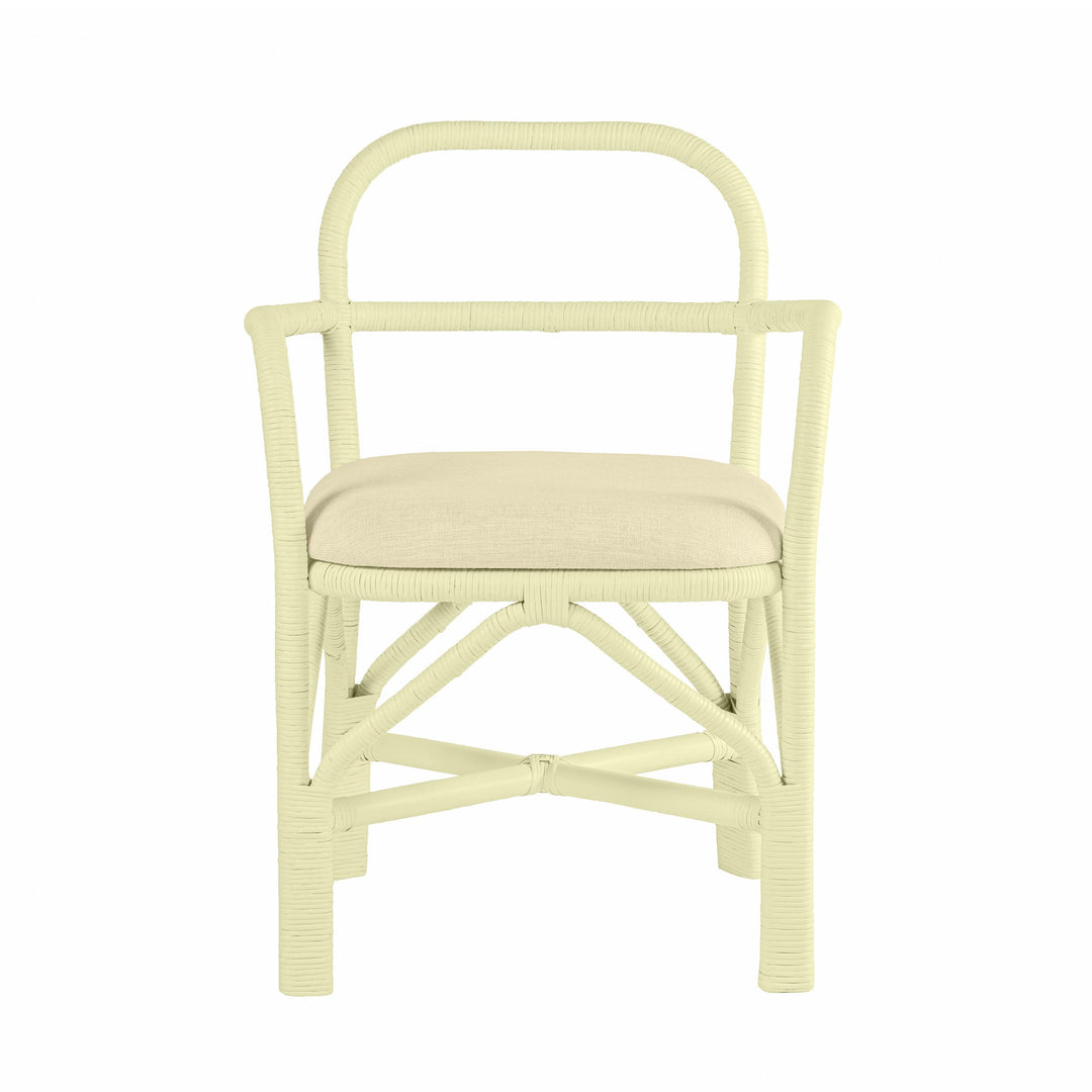 Ginny Cream Rattan Dining Chair