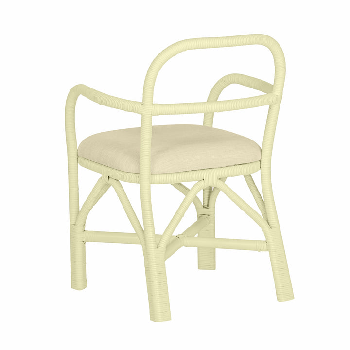 Ginny Cream Rattan Dining Chair