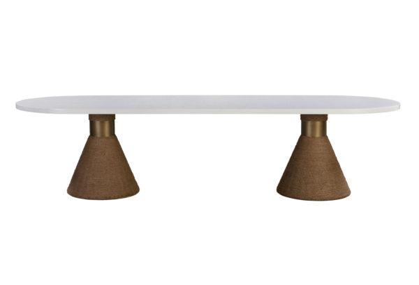 Rishi Natural Rope Oval Table