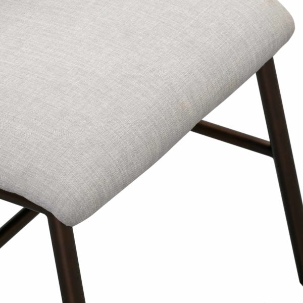 Bushwick Taupe Upholstered Dining Chair