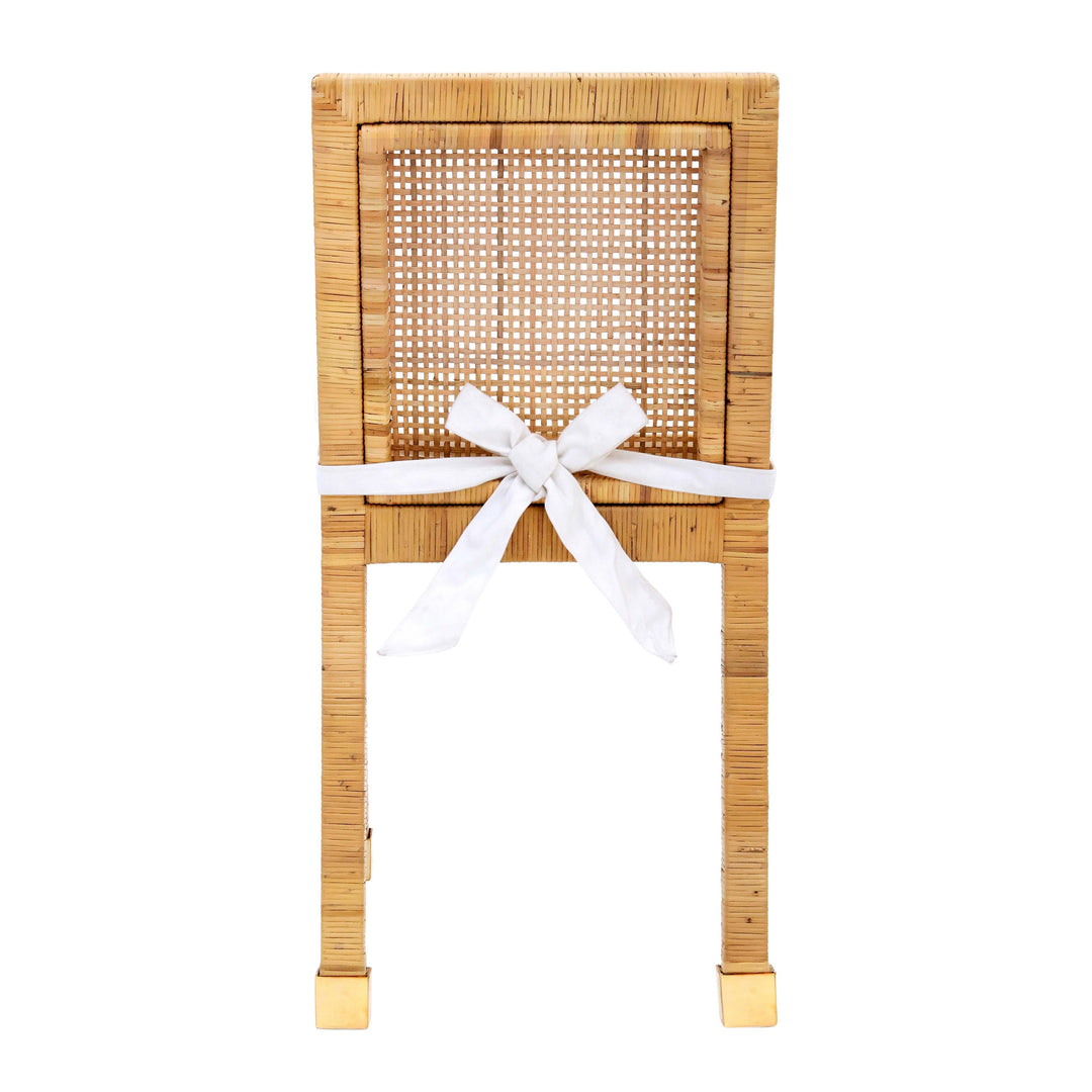 Amara Rattan Performance Fabric Dining Chair