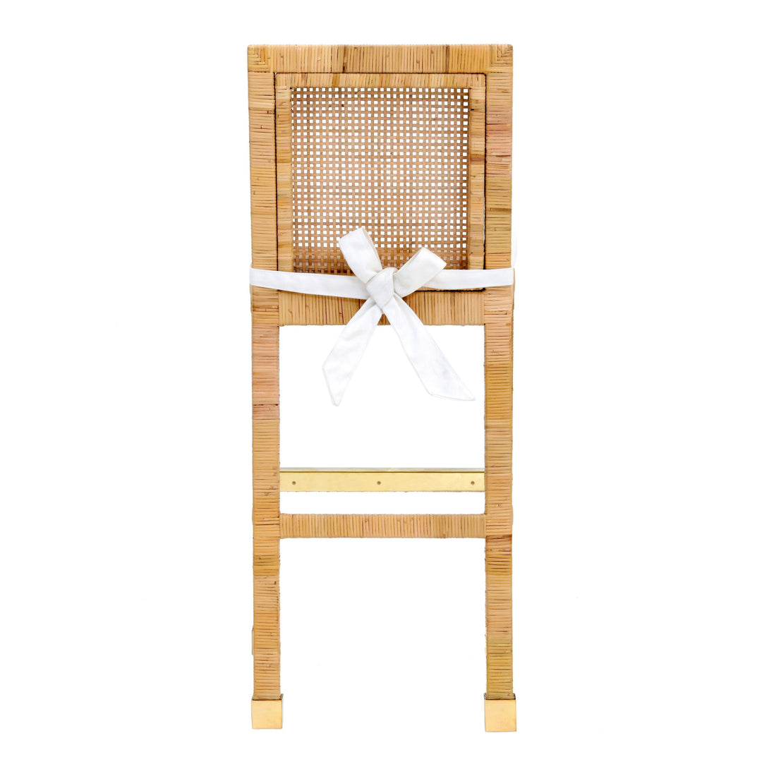 Amara Rattan Performance Fabric Bar Stool