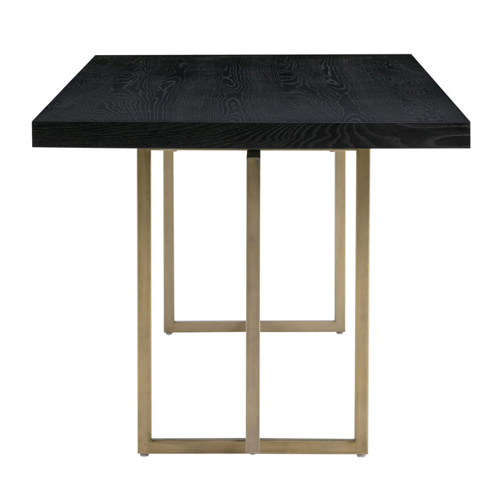 Mason Black 95" Dining Table